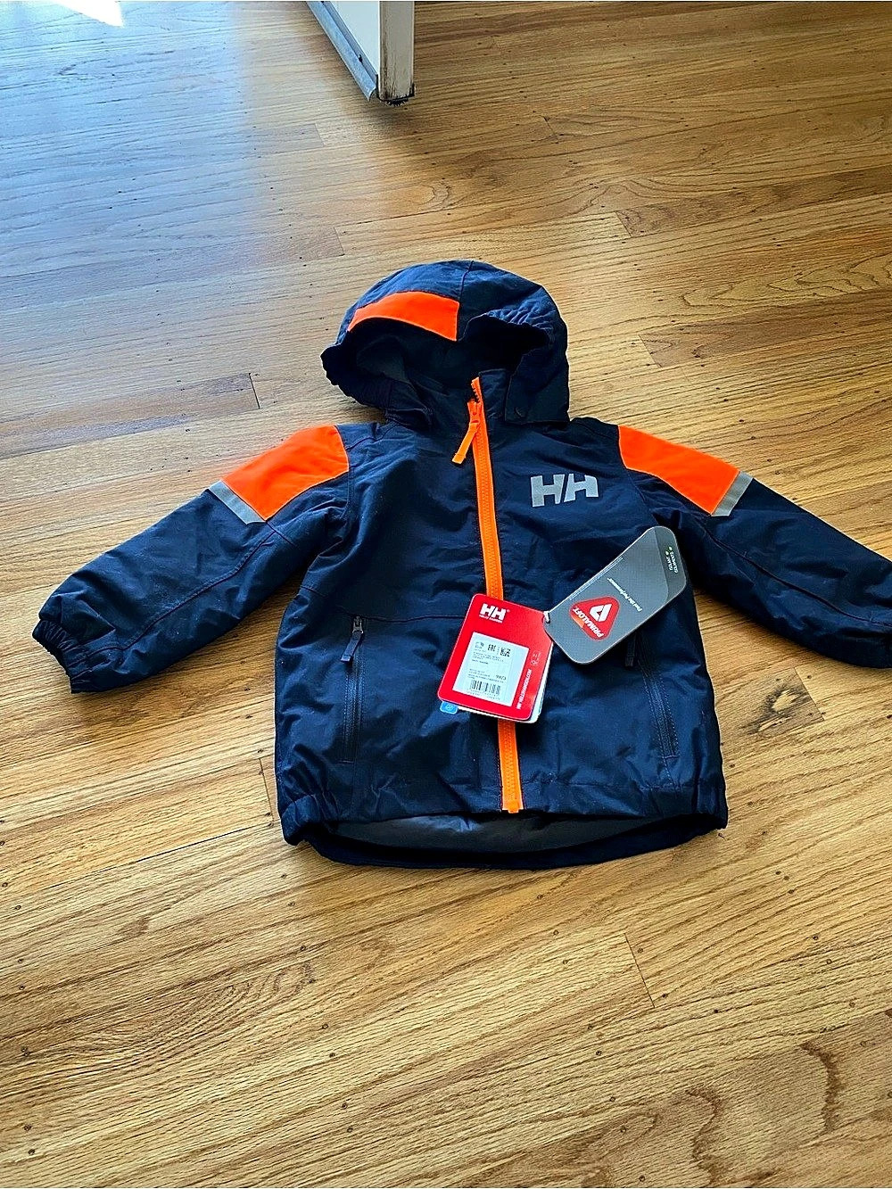 Helly Hansen K Rider 2.0 Insulated Jacket Boys 98/3 Blue & Orange